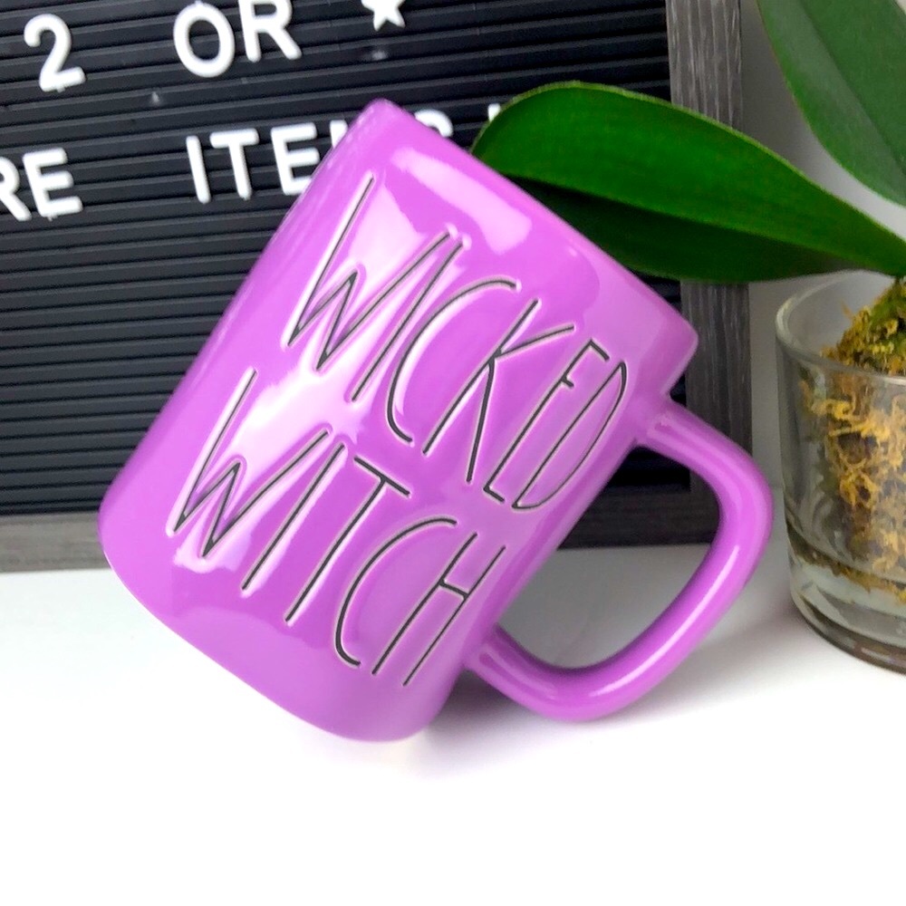 Rae Dunn WICKED WITCH mug Halloween cup new with tags - Picture 6 of 8